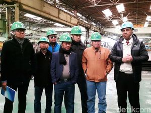 Ketum Hipmi Kunjungi Galangan Kapal Shin Kurusima Dockyard