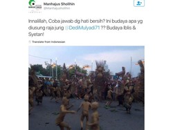 Seniman Purwakarta Polisikan @Manhajusholihin karena Sebut Genye Budaya Iblis