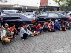Polsek Menteng Amankan 20 Preman di Angkutan Umum yang Lewat Jl Thamrin