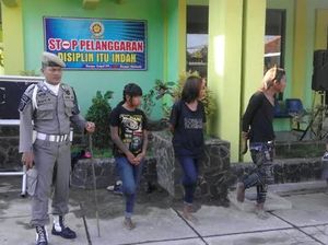 Anak Jalanan Mengaku Suami Istri Tertidur di Kantor KLH Diamankan Satpol PP