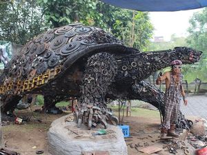 Begini Kerennya Karya Ono Man of Steel, Seniman Australia pun Dibuat Kagum