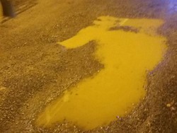 Awas! Ada Jalan Berlubang di Km 31 Tol JORR Arah Kp Rambutan