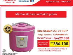 Promo Penanak Nasi dari Transmart Carrefour