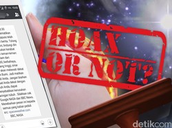 Pesan Berantai Bahaya Sinar Kosmik yang Melewati Bumi Malam Hari