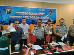 Tujuh Pencari Ikan Ilegal dan Lima Perahu Diamankan