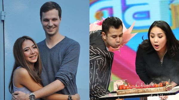 Nadia Vega Mesra Peluk Suami, Raffi dan Nagita Ulang Tahun