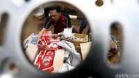 Polda Metro Amankan Onderdil Motor Palsu