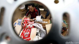 Polda Metro Amankan Onderdil Motor Palsu