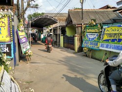 Bripka Aris yang Ditembak Bandar Narkoba Dimakamkan di Cileungsi Bogor