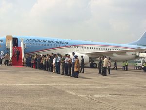 Presiden Jokowi Tiba di Tanah Air Usai Kunjungan ke AS