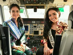 Putri Pariwisata Meriahkan Booth Indonesia di Singapore Airshow