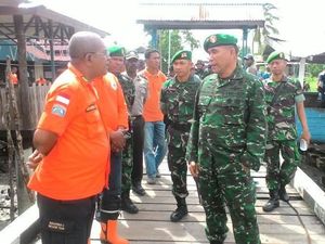 Pangdam Cendrawasih Ikut Mencari 13 ABK di Lokasi Tenggelamnya KM Azula