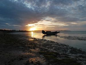 Video Senja yang Syahdu di Pinggir Pantai Kupang