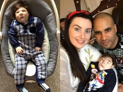 Bayi dengan Kondisi Otak Tak Sempurna Ini Rayakan Ulang Tahun Pertamanya