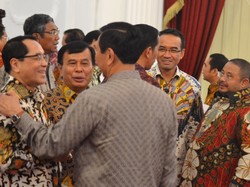 Suasana Rapat Konsultasi Presiden dan DPR Soal RUU KPK Berlangsung Santai