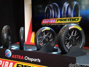 Jangan Kaget, Ulir Ban Aspira Premio Depan-Belakang Memang Beda