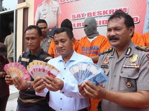 Sindikat Pengedar Upal Dibekuk Polres Sidoarjo