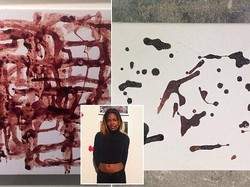 Wanita Ini Melukis dengan Darah Haid Untuk Ubah Stigma Terhadap Menstruasi