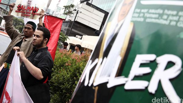 Aksi Kecam Serangan Arab Saudi ke Yaman