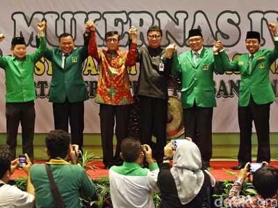 Romi dkk Gelar Mukernas PPP di Ancol