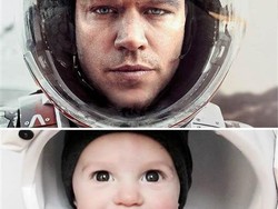 Foto: Cute, Ketika Balita Tiru Gaya Leonardo DiCaprio Hingga Matt Damon di Film