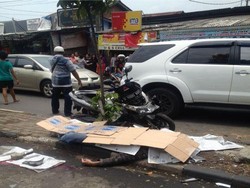 Diduga Ngebut, Pengendara Motor Tewas Ditabrak Truk di Meruya Jakbar