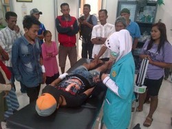 Dua Pelajar Terlibat Tawuran Luka Dibawa ke RS