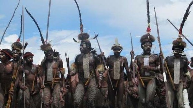 Foto: Ilustrasi Festival Lembah Baliem (Sastri/detikTravel) Foto: Ilustrasi Festival Lembah Baliem (Sastri/detikTravel)