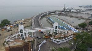 Penampakan Jembatan Kenjeran dari Atas