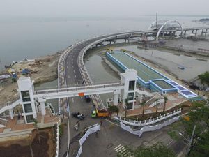 Penampakan Jembatan Kenjeran dari Atas Penampakan Jembatan Kenjeran dari Atas