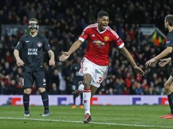 Debut sensansional dicatatkan oleh Marcus Rashford saat berlaga bersama Manchester United Liga Europa. MU menang 5-1 atas Midtjylland, Rashford membukukan 2 gol. (Foto: Jason Cairnduff/Reuters)