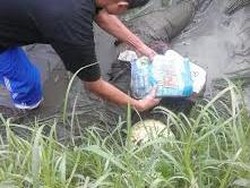 Mayat Remaja ini Ditemukan di Sawah Dalam Kondisi Memakai Helm