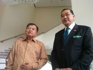 Chairman APRC Bertemu Wapres JK Bahas Solusi Laut China Selatan