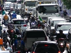 Banjir di Babat, Jalan Poros Nasional Macet