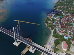 Sudah Tersambung, Ini Megahnya Jembatan Terpanjang di Indonesia Timur