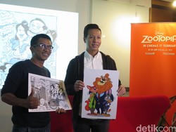 Komikus Mice Gabungkan Unsur Lokal dengan Karakter Zootopia
