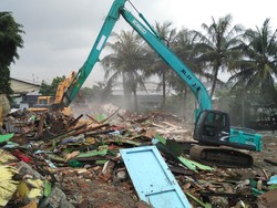 90 Persen Wilayah Kalijodo Sudah Rata dengan Tanah