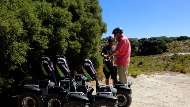 Segway ride seperti ini bisa dijumpai di GWK/