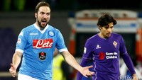Gonzalo Higuain merayakan gol. Tony Gentile/Reuters/detikFoto.