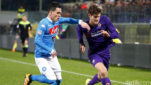 Fiorentina vs Napoli Berakhir Imbang