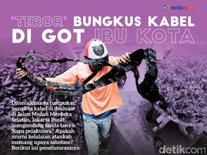 Teror Bungkus Kabel di Got Ibu Kota
