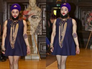 Cetak Sejarah, Wanita dengan Brewok Jadi Model Fashion Show Cetak Sejarah, Wanita dengan Brewok Jadi Model Fashion Show