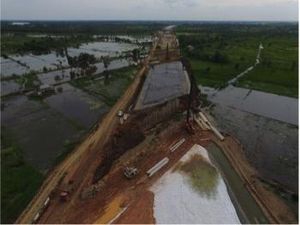 Dibangun di Atas Rawa, Ini Penampakan Tol Palembang-Indralaya
