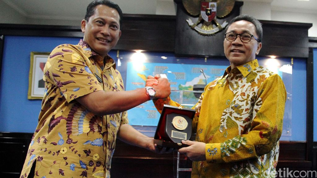 Pimpinan MPR Temui Budi Waseso Pimpinan MPR Temui Budi Waseso