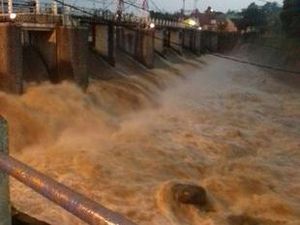 Ketinggian Air di Katulampa Menurun, Pintu Air Depok Siaga II Ketinggian Air di Katulampa Menurun, Pintu Air Depok Siaga II