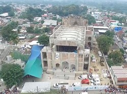 4 Orang Tewas Akibat Penyangga Sementara Katedral Roboh di Meksiko