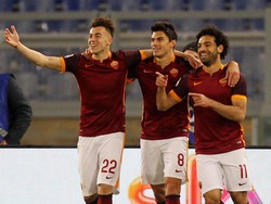Salah dan El Shaarawy Bawa Roma Tancap Gas