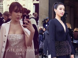 Tiffany SNSD vs Victoria f(x), Siapa Lebih Stylish di Paris Fashion Week?