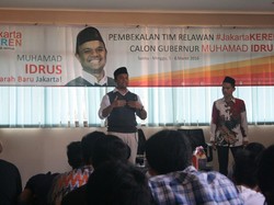Bakal Cagub DKI M Idrus Mulai Bergerilya Sapa Warga Ibu Kota