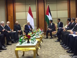 Presiden Jokowi Bertemu Mahmoud Abbas, Siap Dukung Perjuangan Palestina
